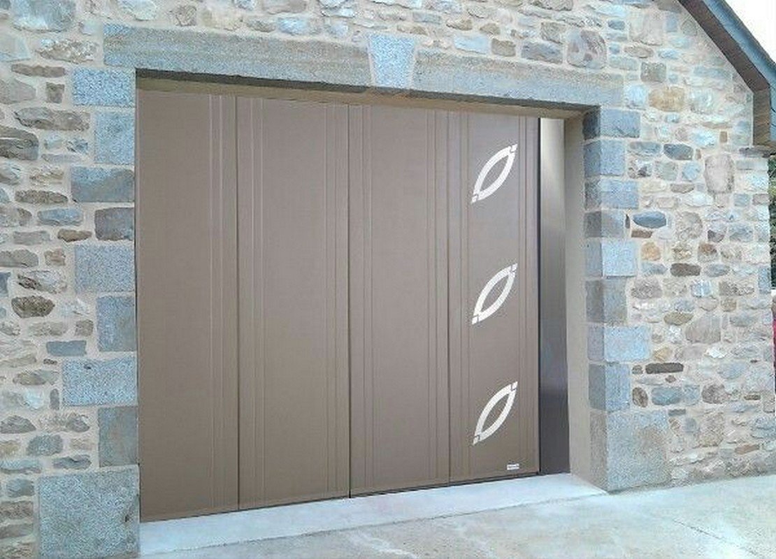 Porte-Garage-Marron-